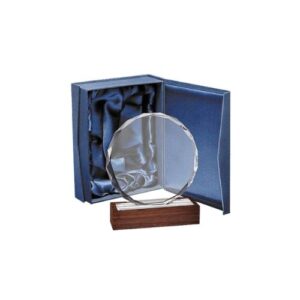 Galvano Cristal con Base de Madera BLAS 51